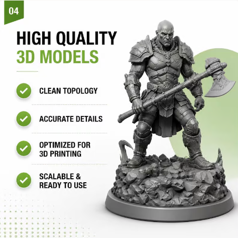 Custom High Detail 3D Modeling Service