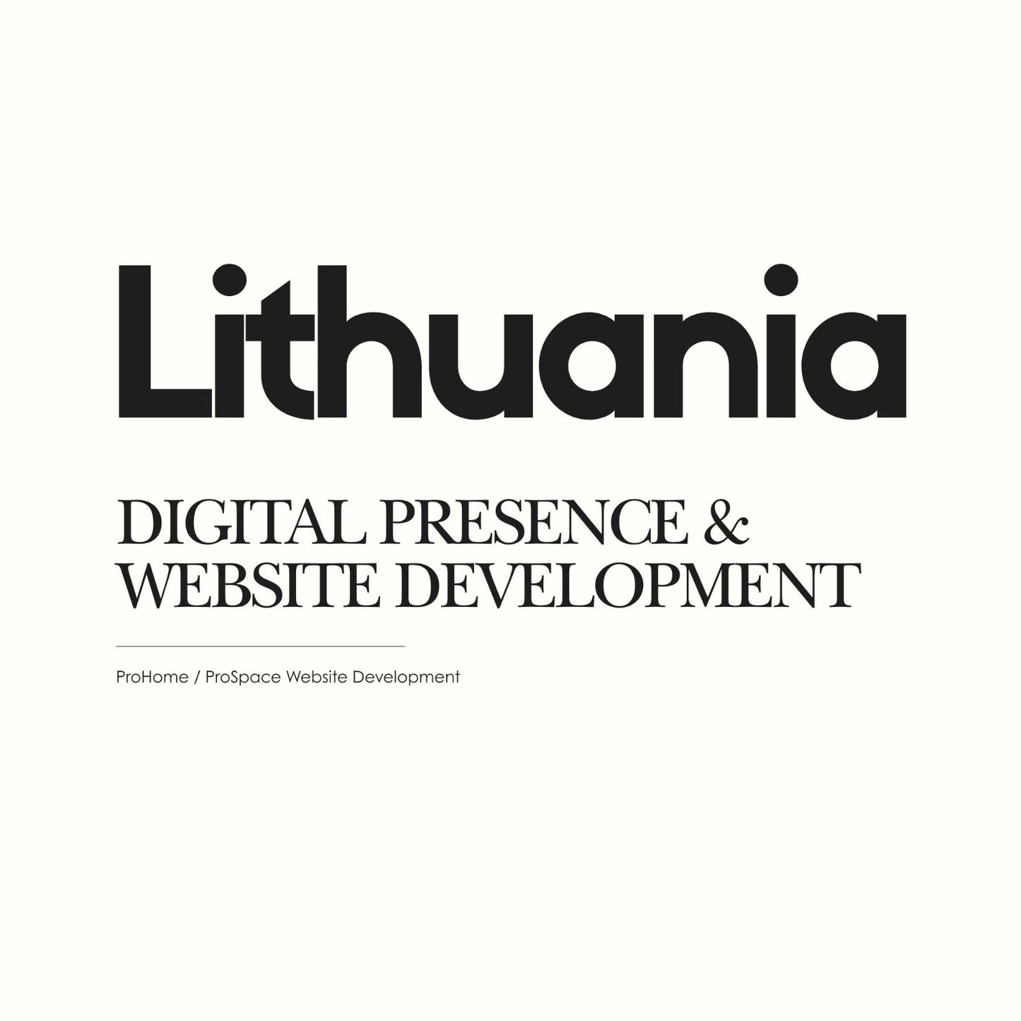 Lithuania Digital Presence & Website Development – Initial Project Payment (50%)