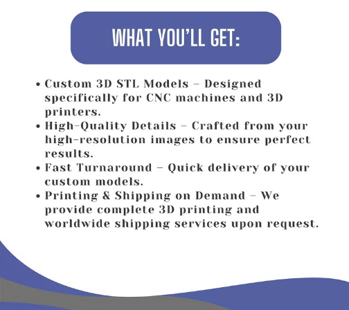 Custom 3D Model Design & Print – 3D Modeling Service