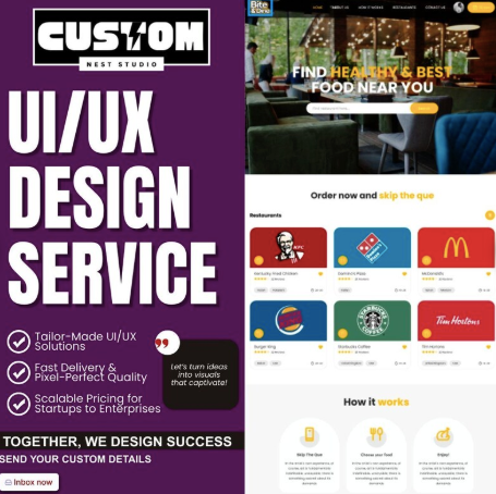 Custom UI/UX Design Service