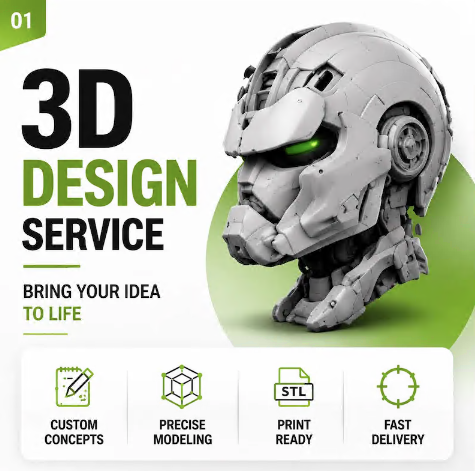 Custom High Detail 3D Modeling Service