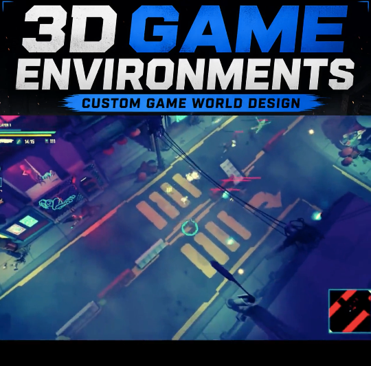 Custom 3D Game Environment Design