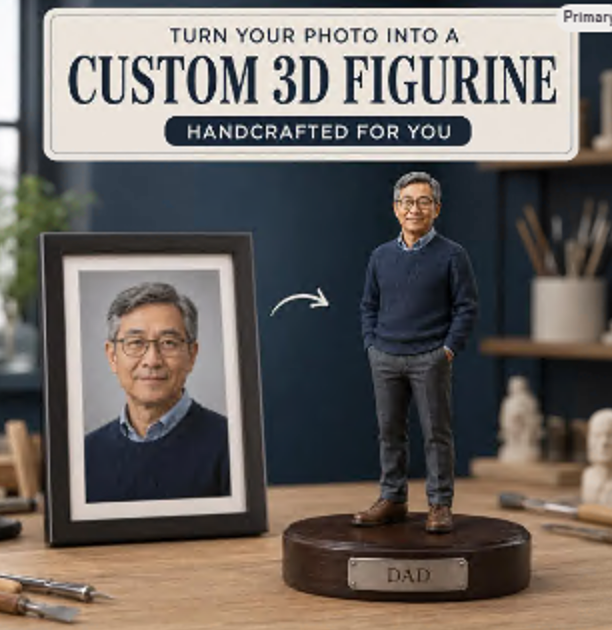 Custom 3D Figurine From Photo