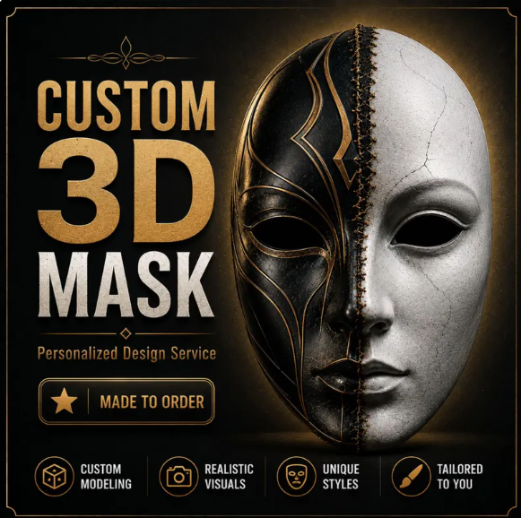 Custom 3D Design, STL File, 3D Printing Model,
