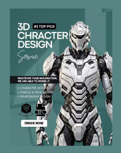 Custom 3D Character Design, Vtuber Modeling