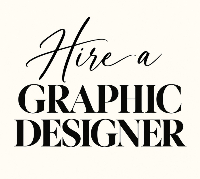Hire a Graphic Designer, Custom Logo Design