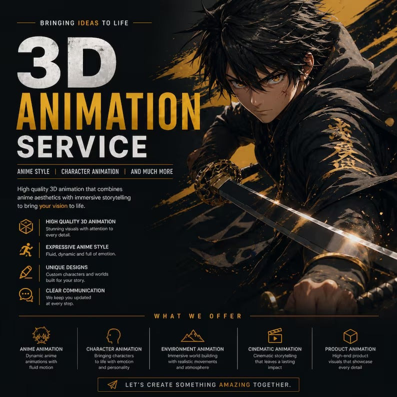 Custom 3D Animation Service | 3D Animated Video