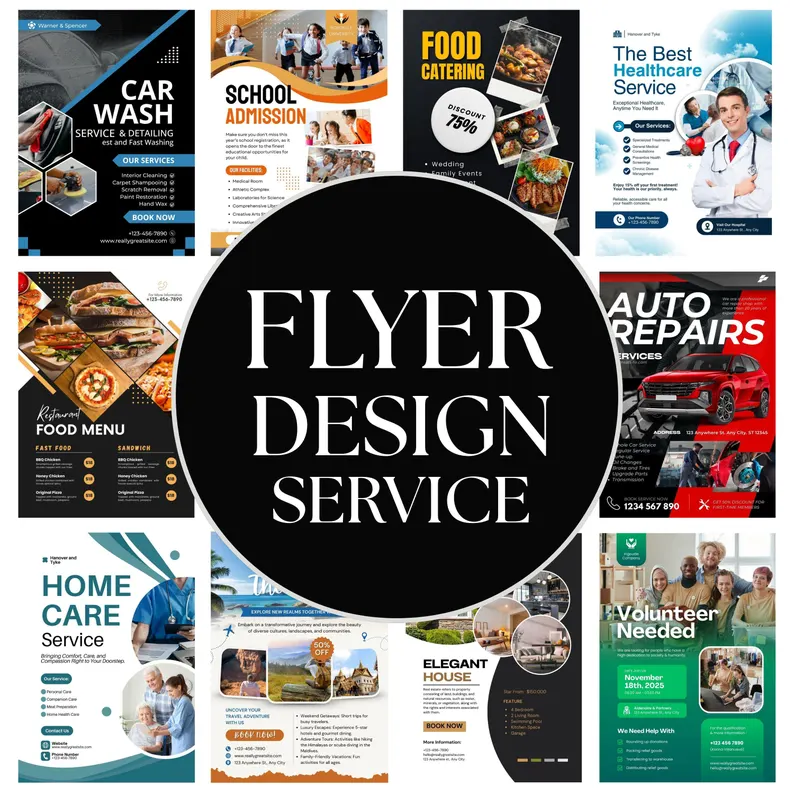 Custom Flyer Design Service