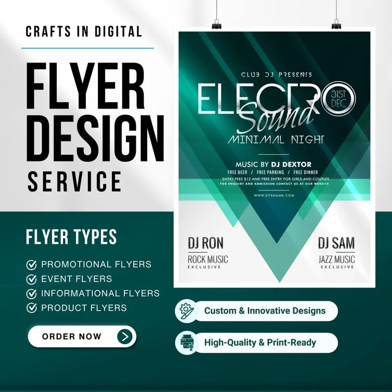 Custom Flyer Design Service