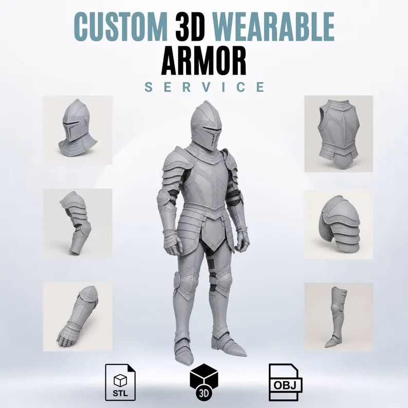 Custom 3D Armor Modeling Service